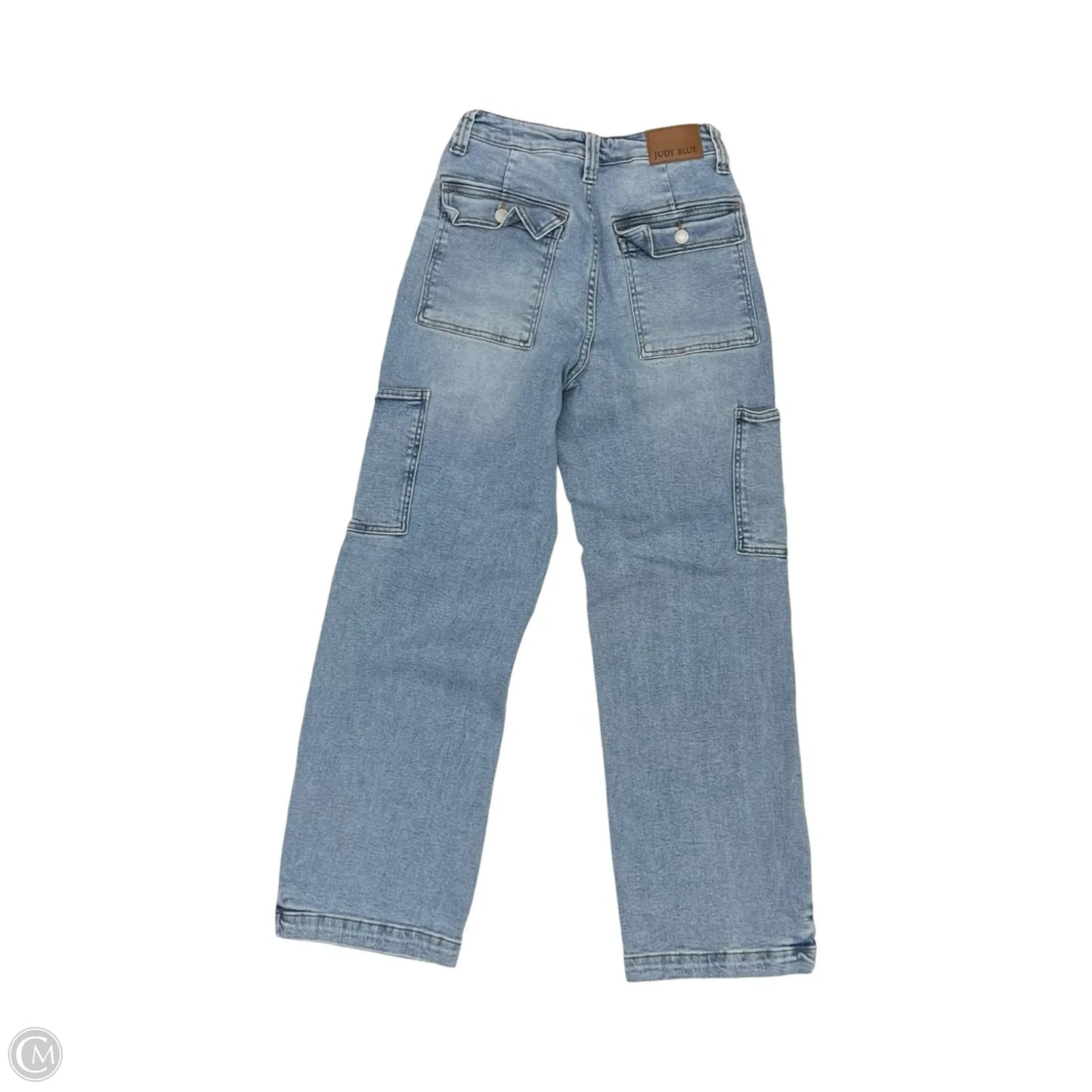 Jeans Wide Leg By Judy Blue In Blue Denim, Size: 6