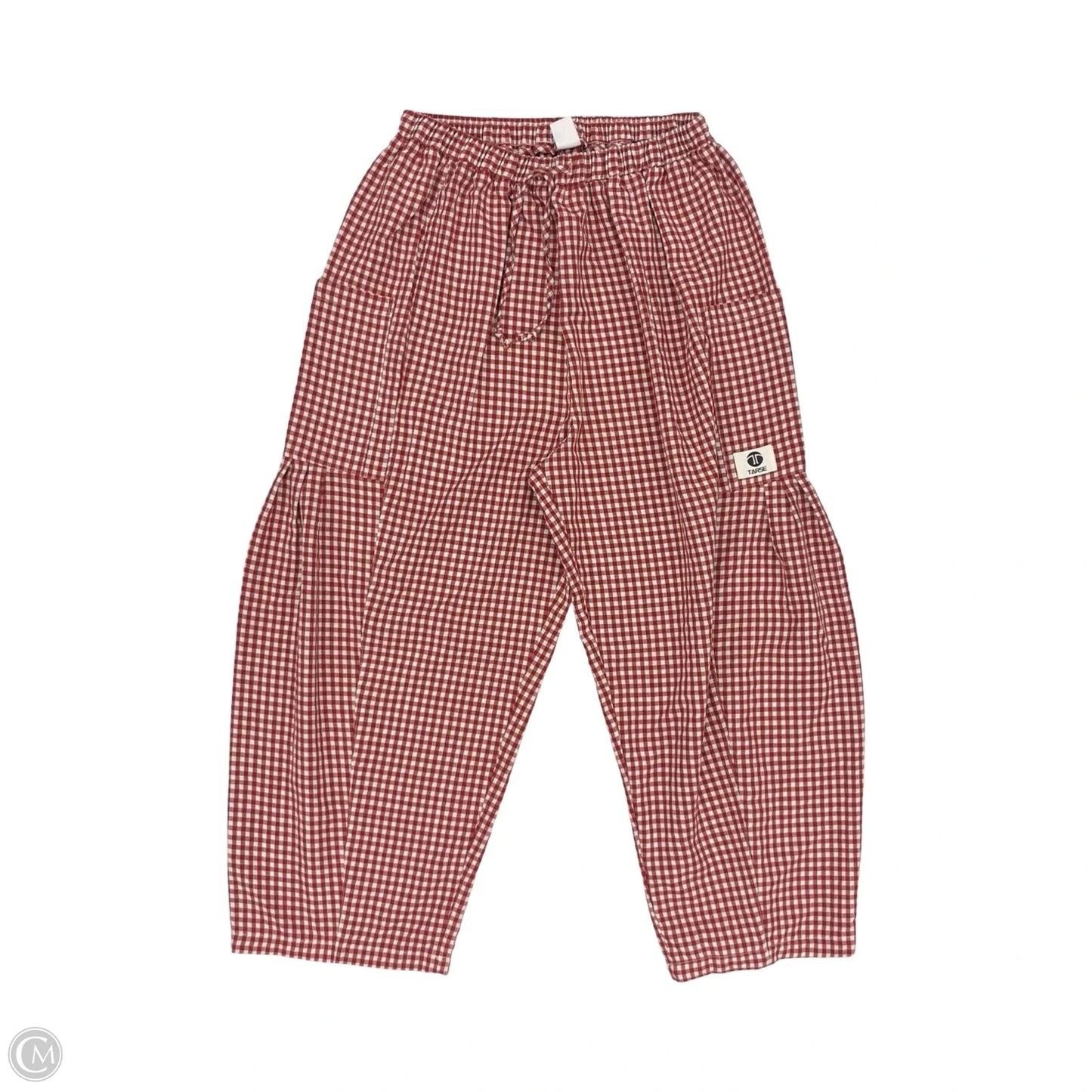 Pants Wide Leg By Cmf In Red & White, Size: M