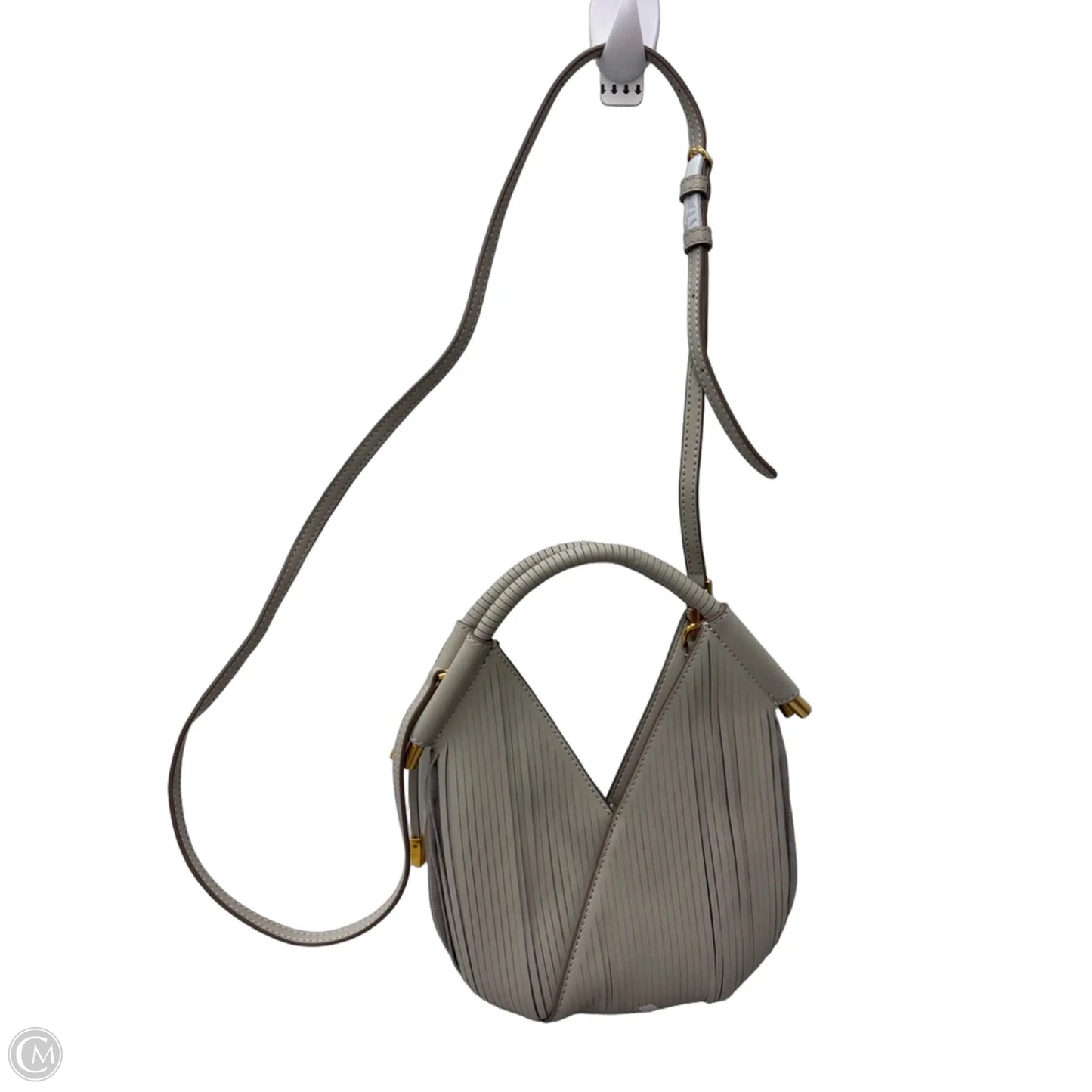 Crossbody Leather By Donna Karan, Size: Small