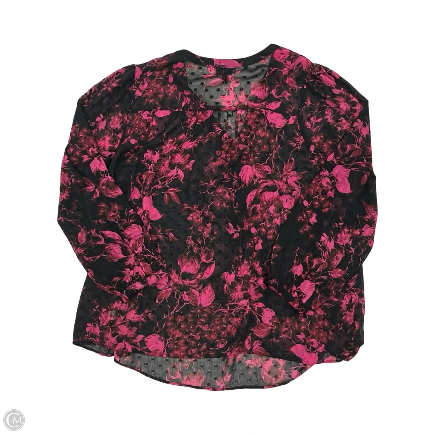 Blouse 3/4 Sleeve By Torrid In Black, Size: 3x