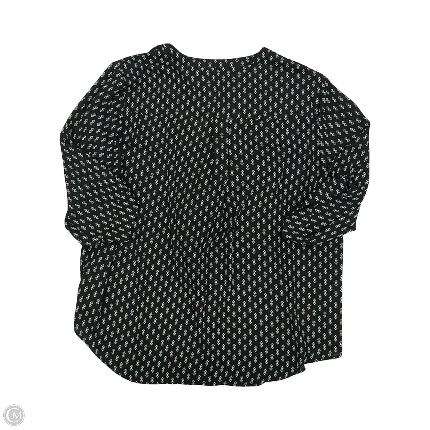 Blouse 3/4 Sleeve By Torrid In Polkadot Pattern, Size: 3x