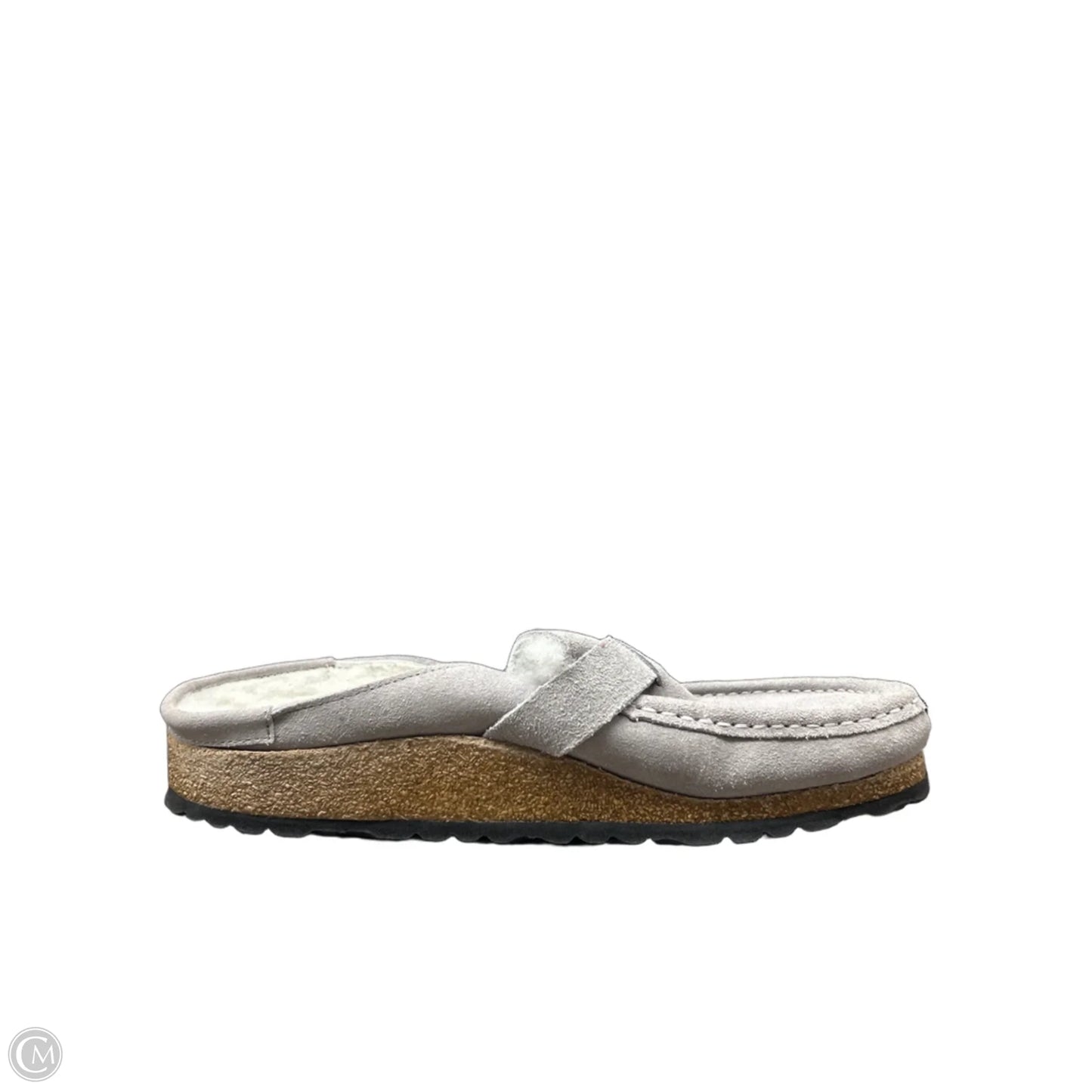 Shoes Flats By Birkenstock In Grey, Size: 11