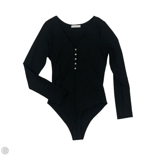Bodysuit By Clothes Mentor In Black, Size: L