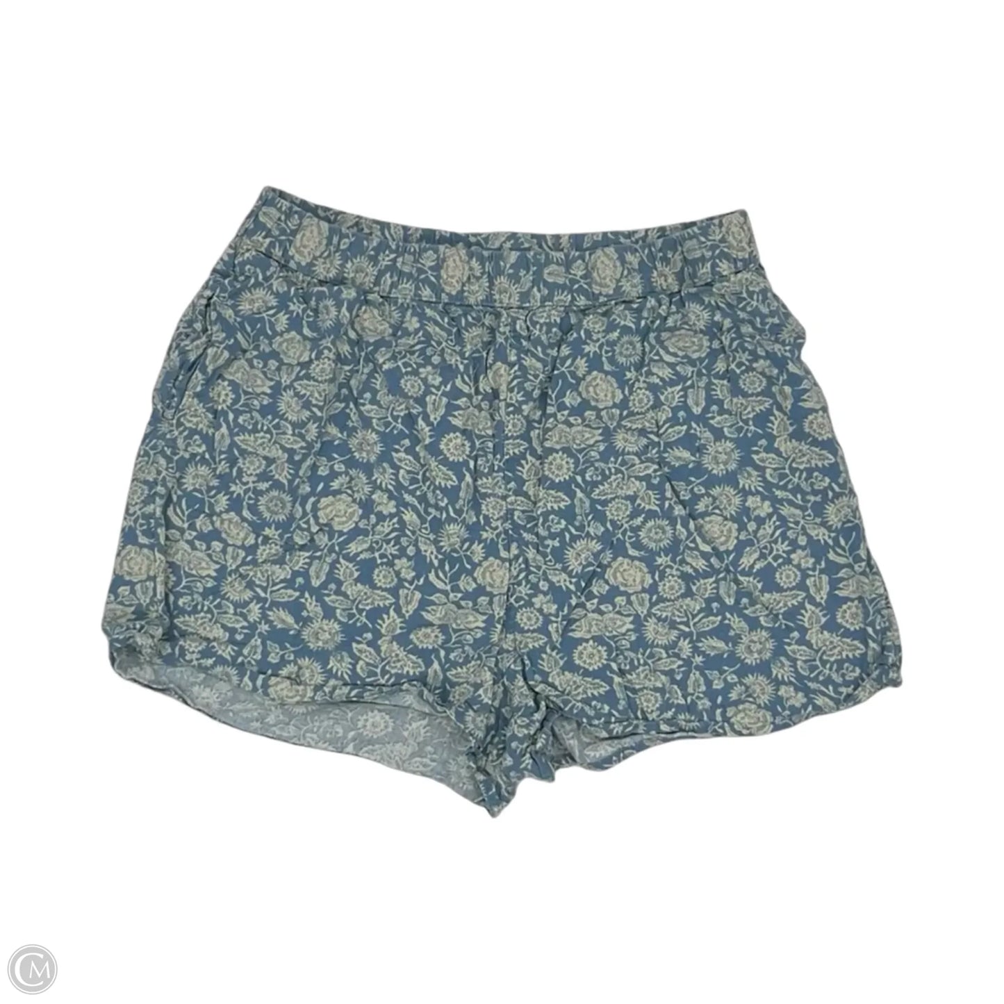 Shorts By Universal Thread In Blue & Cream, Size: M