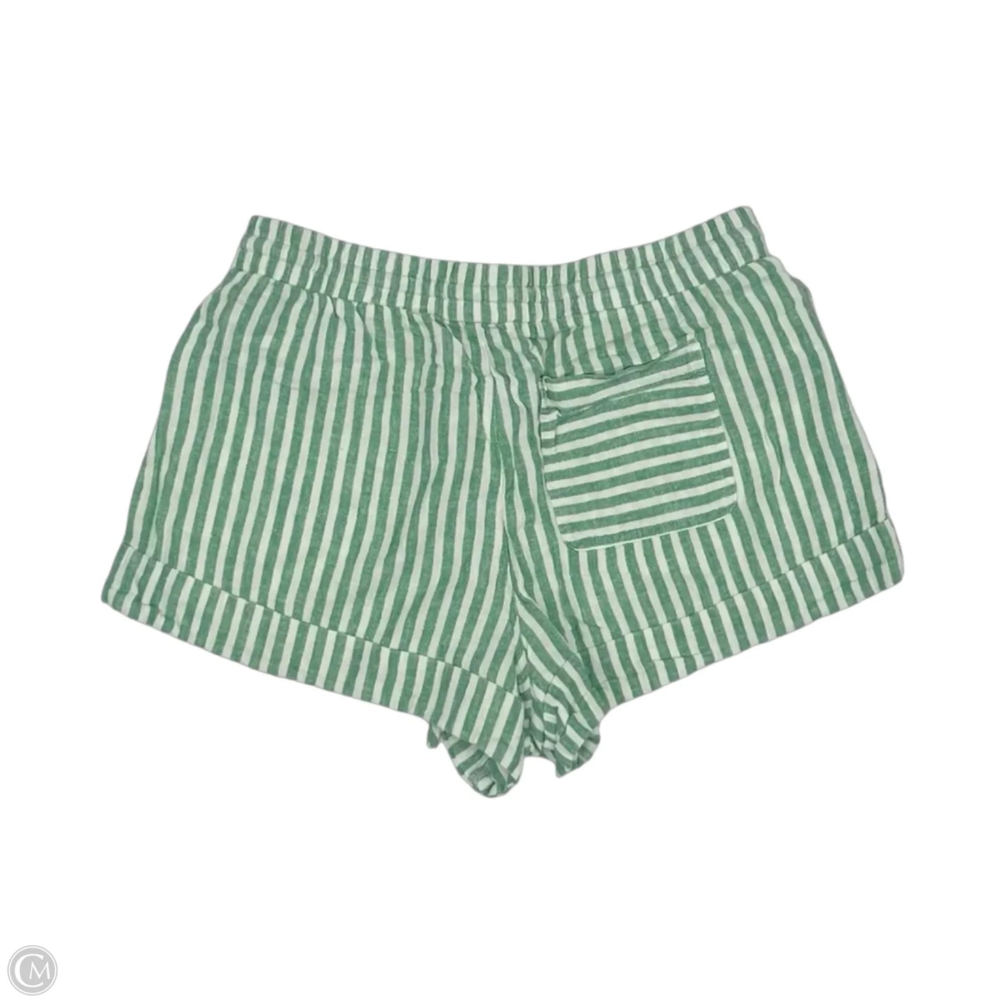 Shorts By Universal Thread In Cream & Green, Size: M