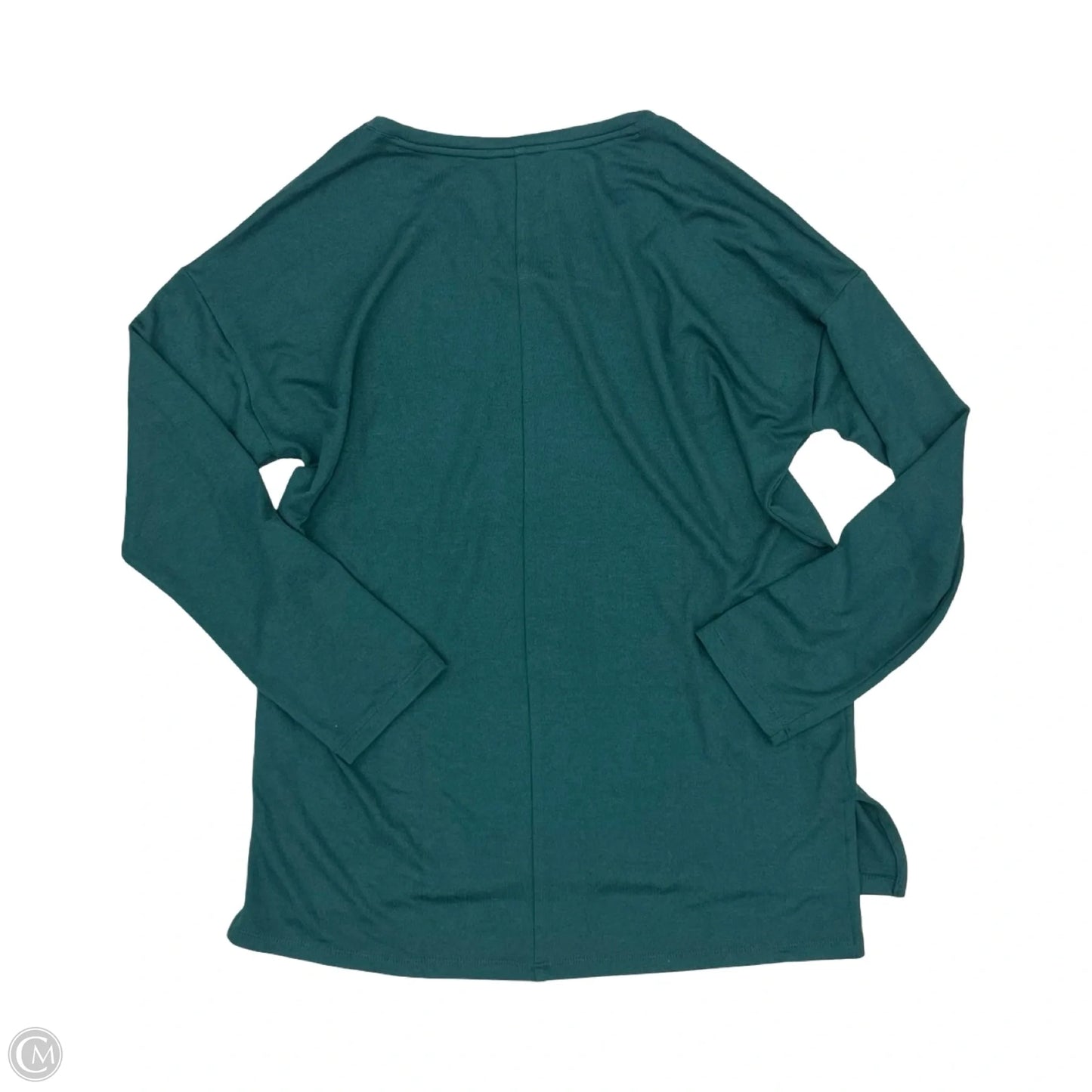 Top Long Sleeve By Banana Republic In Green, Size: S