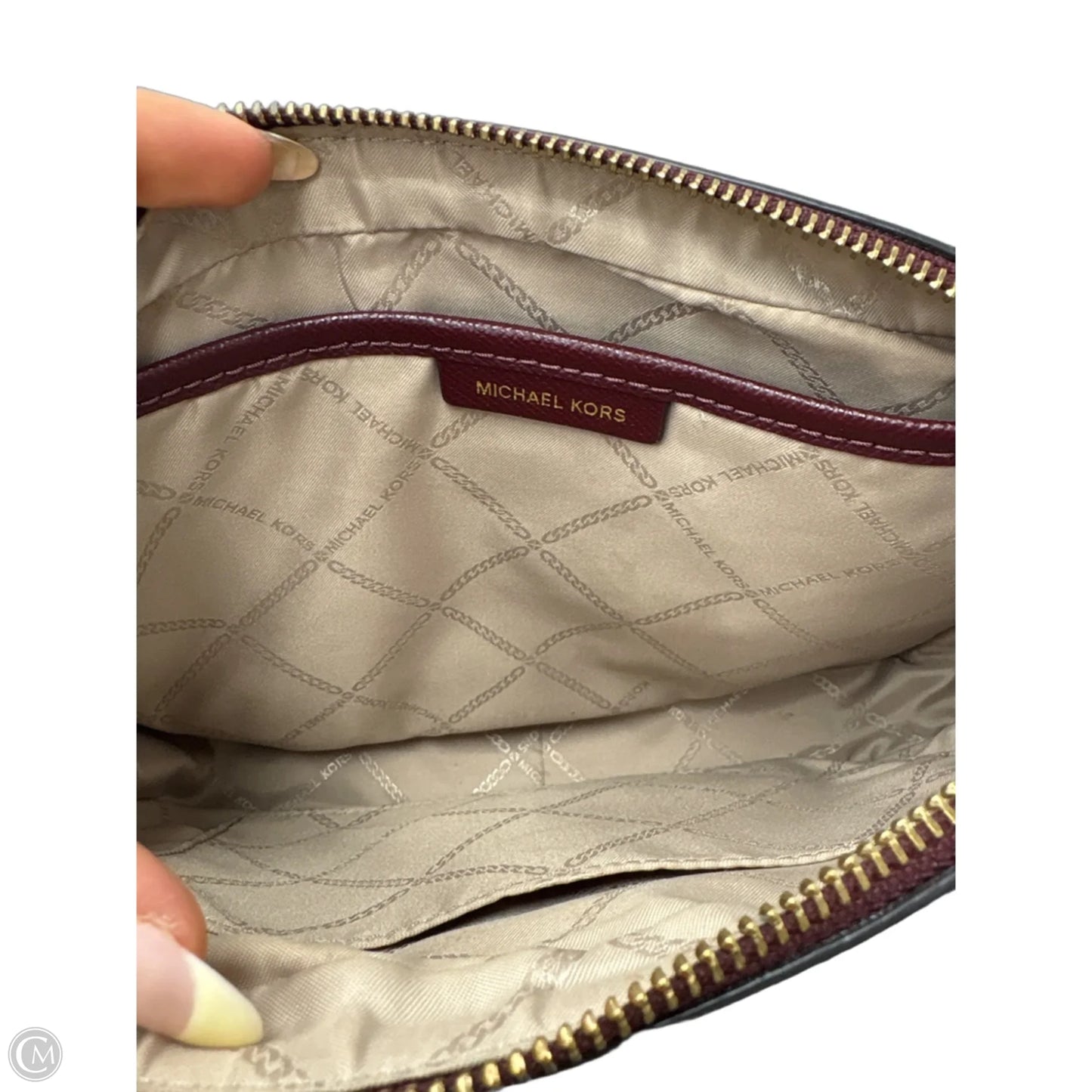 Crossbody Designer By Michael Kors, Size: Medium