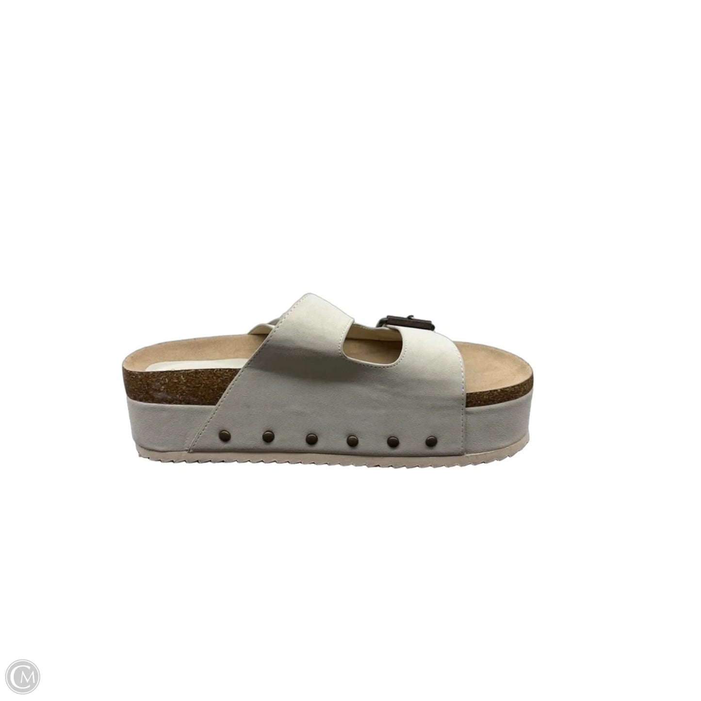 Sandals Heels Platform By Altard State In Grey, Size: 8