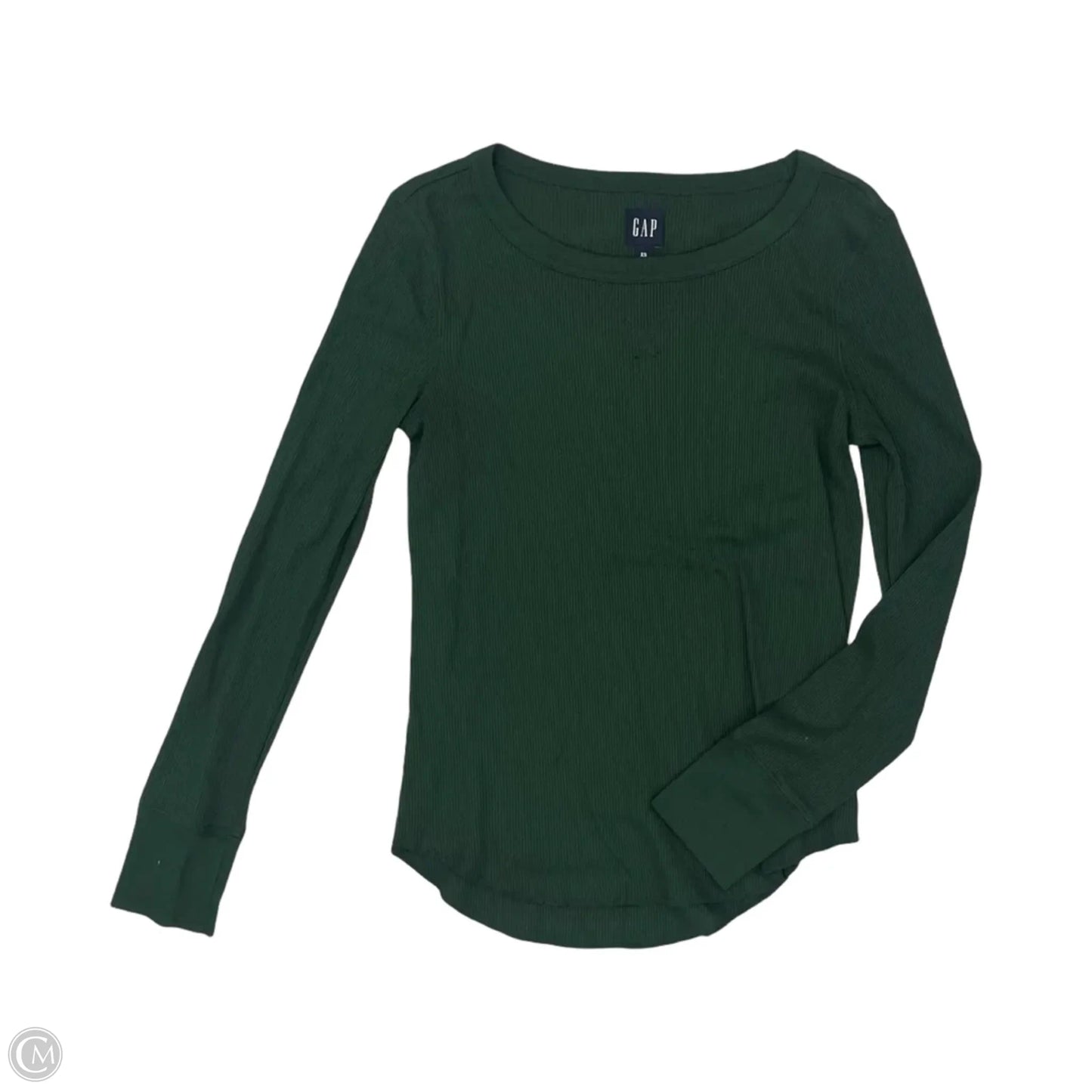 Top Long Sleeve By Gap In Green, Size: Xs