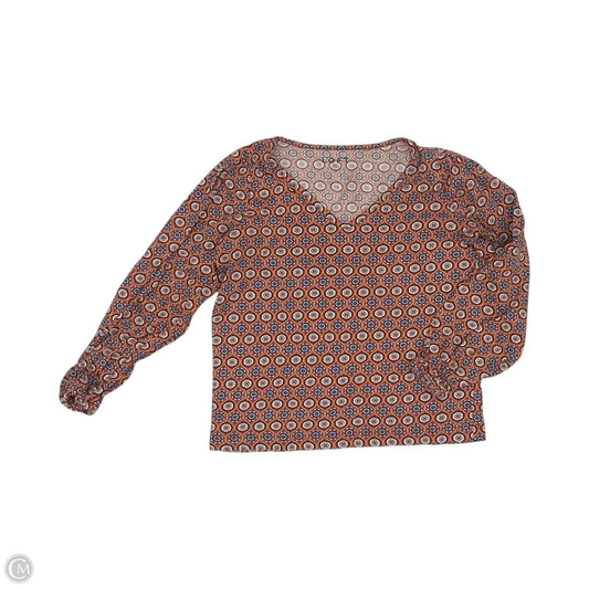 Top 3/4 Sleeve By Loft In Multi-colored, Size: S
