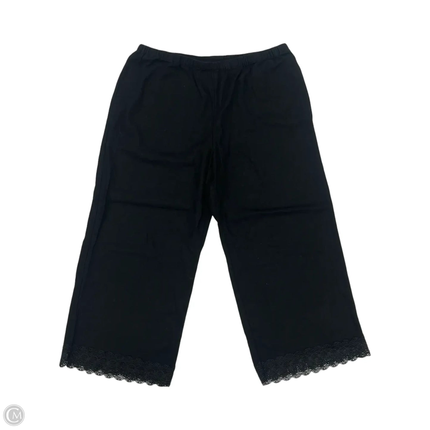 Pants Linen By A New Day In Black, Size: L