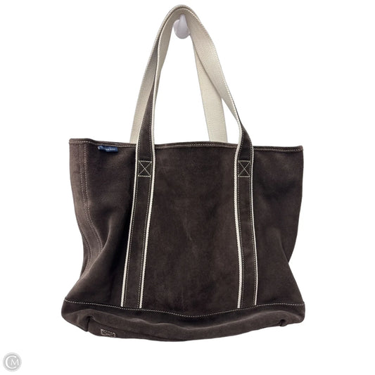 Tote Leather By Lands End, Size: Medium