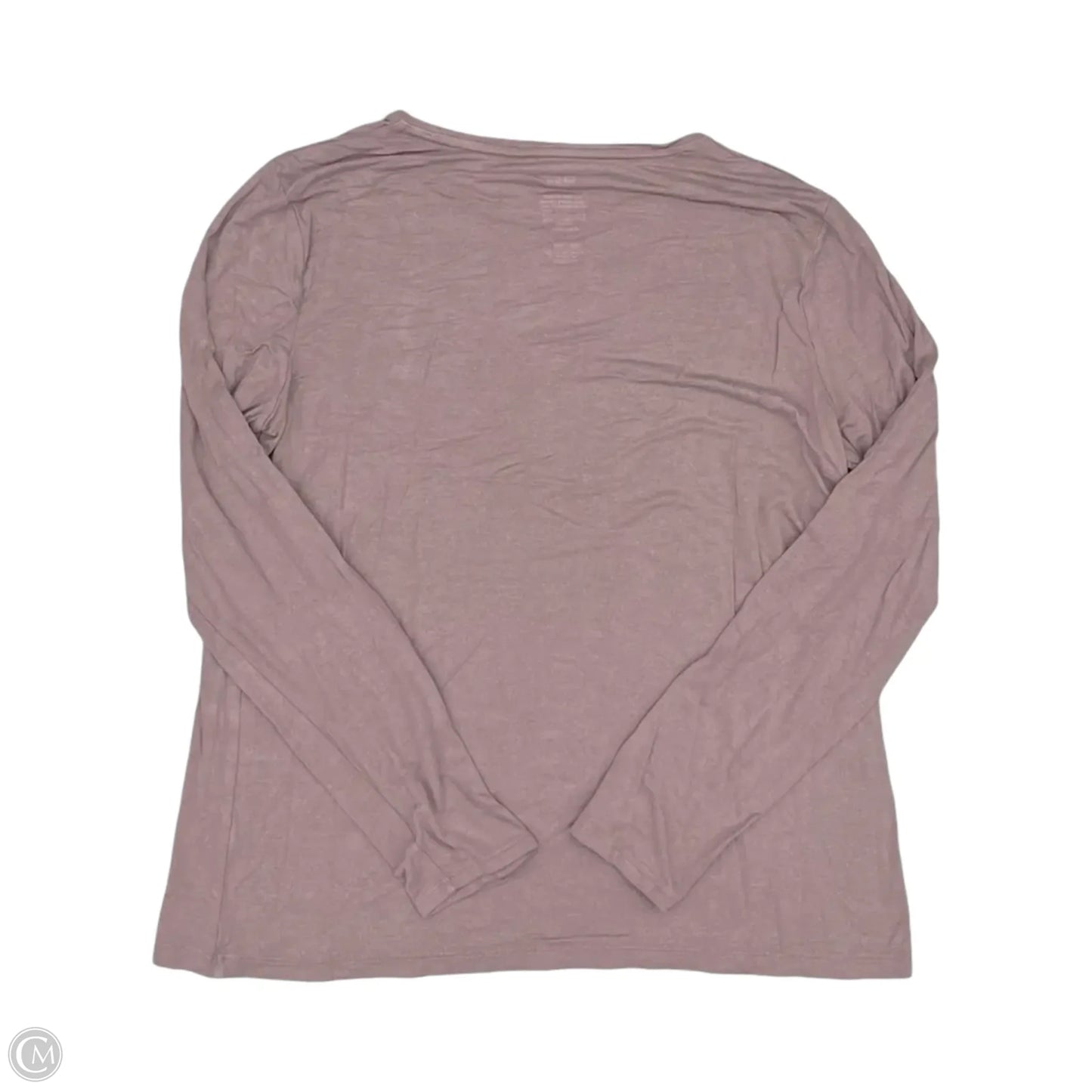 Top Long Sleeve By Nine West In Pink, Size: L