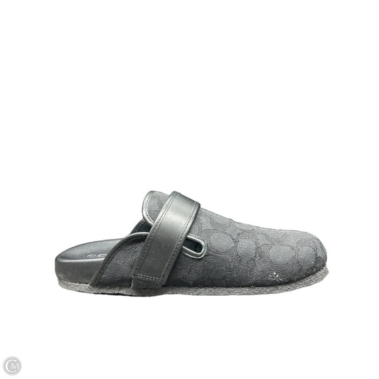 Shoes Designer By Coach In Black, Size: 8