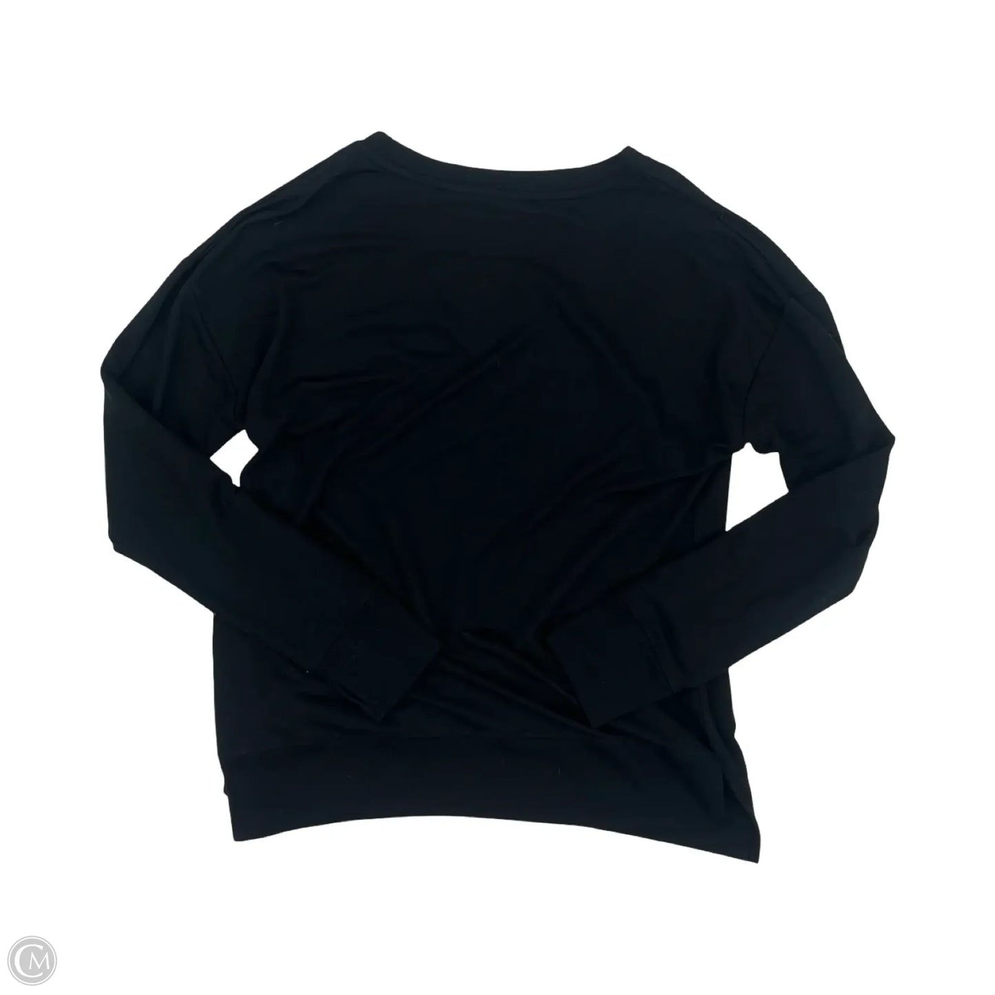 Top Long Sleeve By Jockey In Black, Size: L