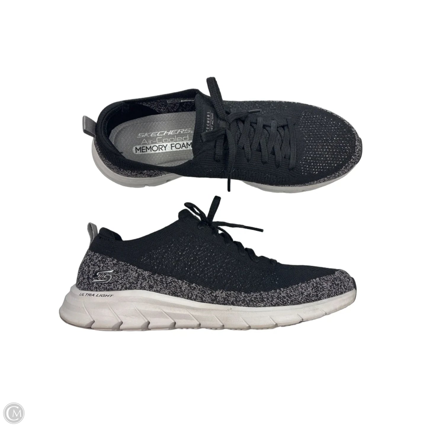 Shoes Athletic By Skechers In Black, Size: 9.5