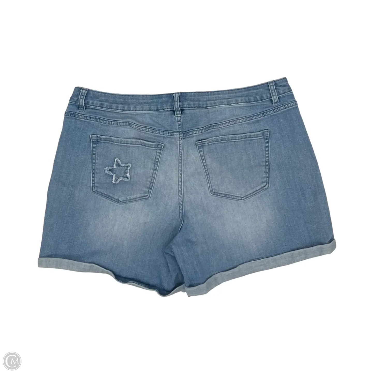 Shorts By Lane Bryant In Blue Denim, Size: 18