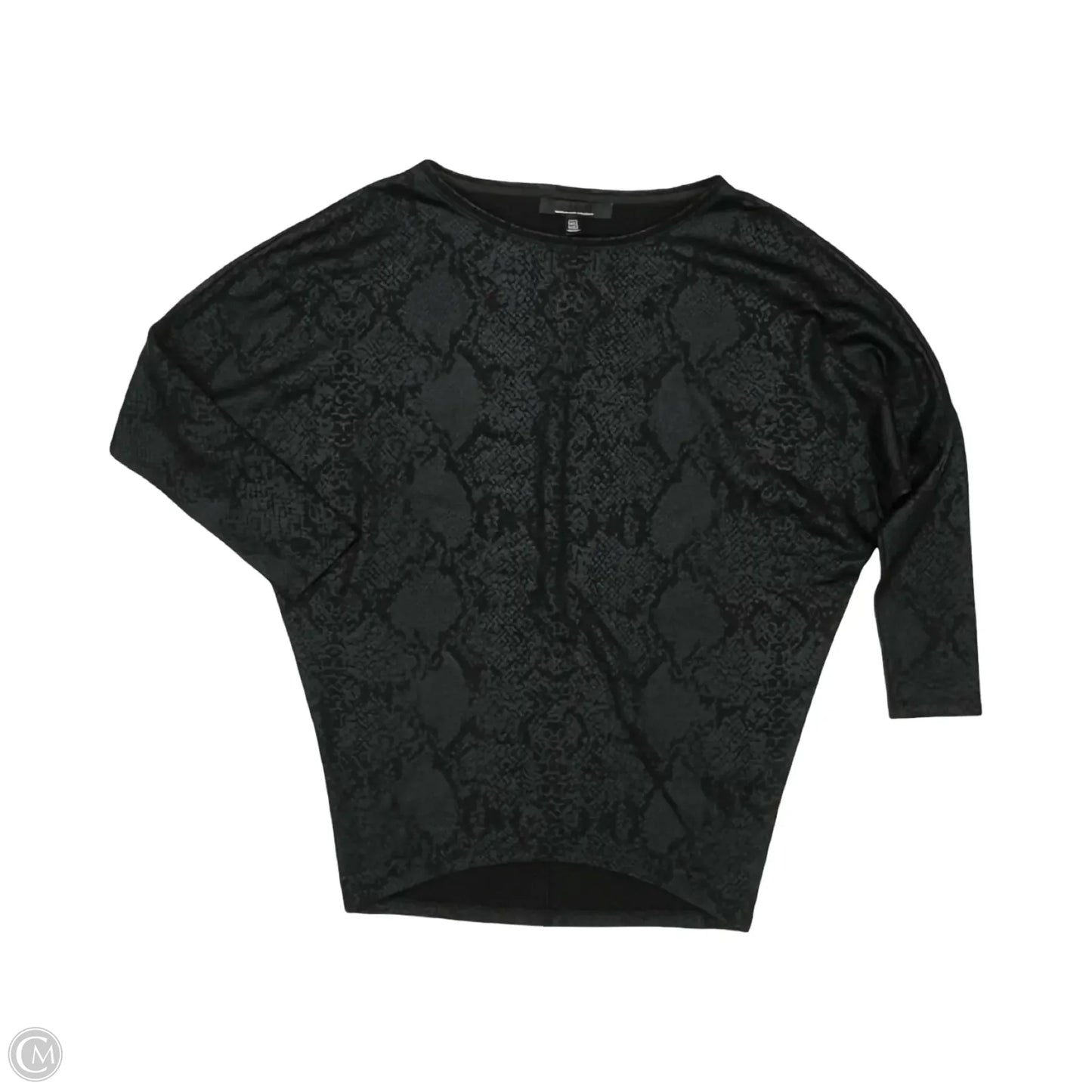 Blouse Long Sleeve By White House Black Market In Black, Size: Xxs
