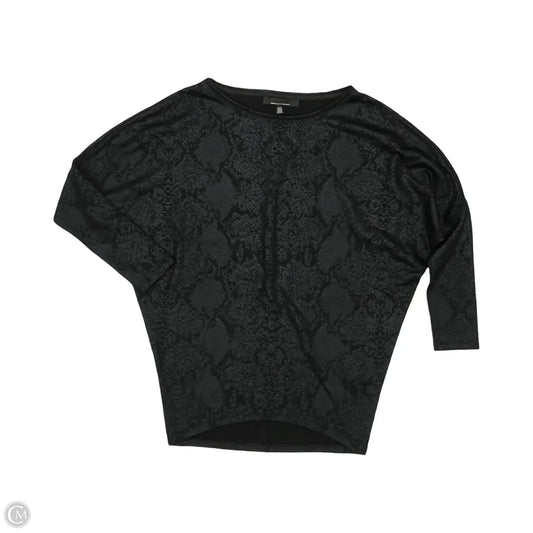Blouse Long Sleeve By White House Black Market In Black, Size: Xxs