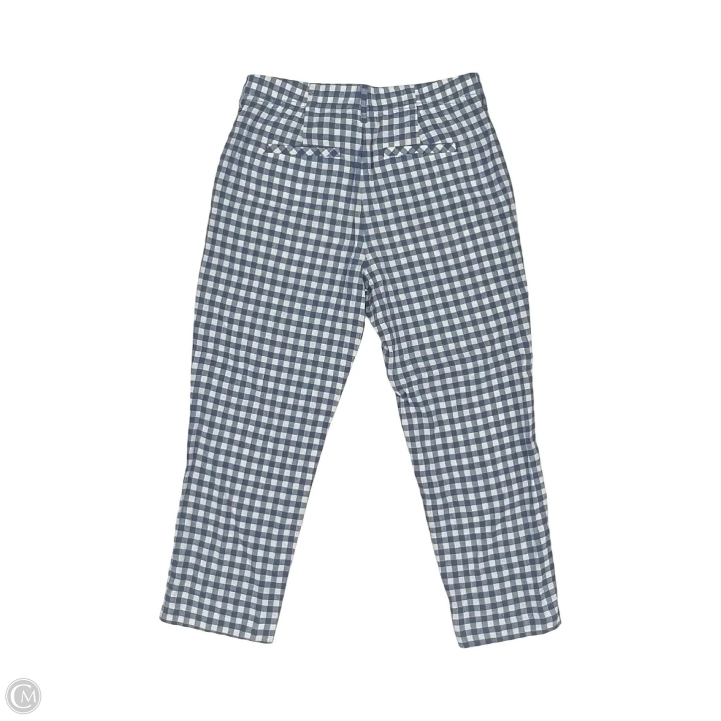 Pants Linen By J. Jill In Blue & Cream, Size: Xsp