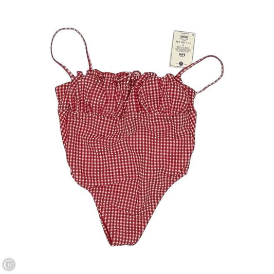 Swimsuit By Lee In Red & White, Size: L