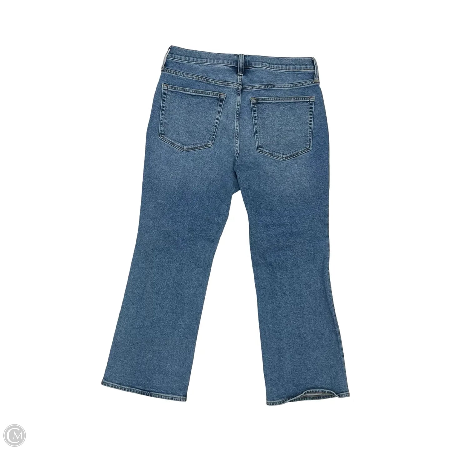 Jeans Cropped By J. Crew In Blue Denim, Size: 10