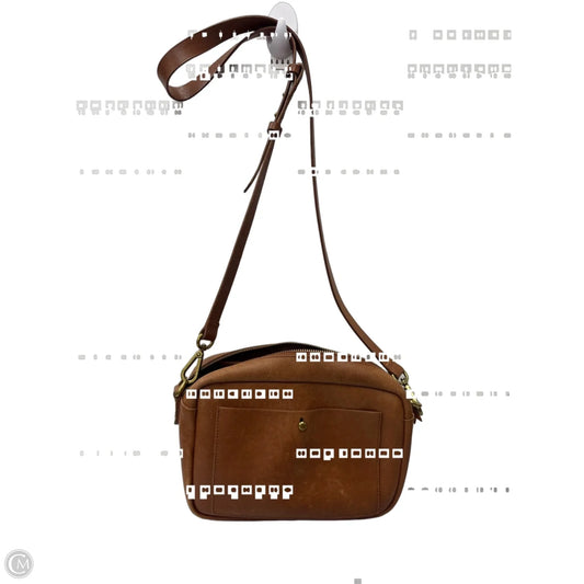 Crossbody Leather By Madewell, Size: Medium