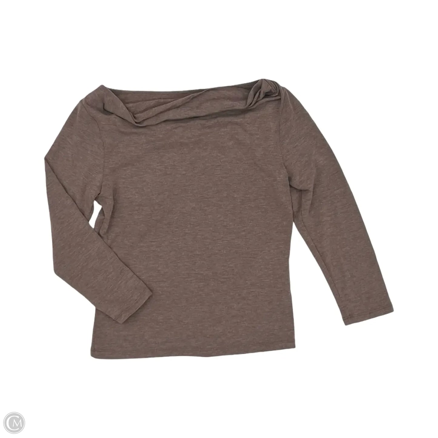 Top Long Sleeve By A New Day In Brown, Size: S
