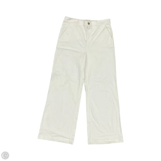 Pants Wide Leg By Ann Taylor In Cream, Size: 14