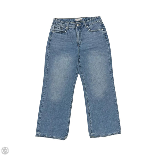 Jeans Wide Leg By Loft In Blue Denim, Size: 8