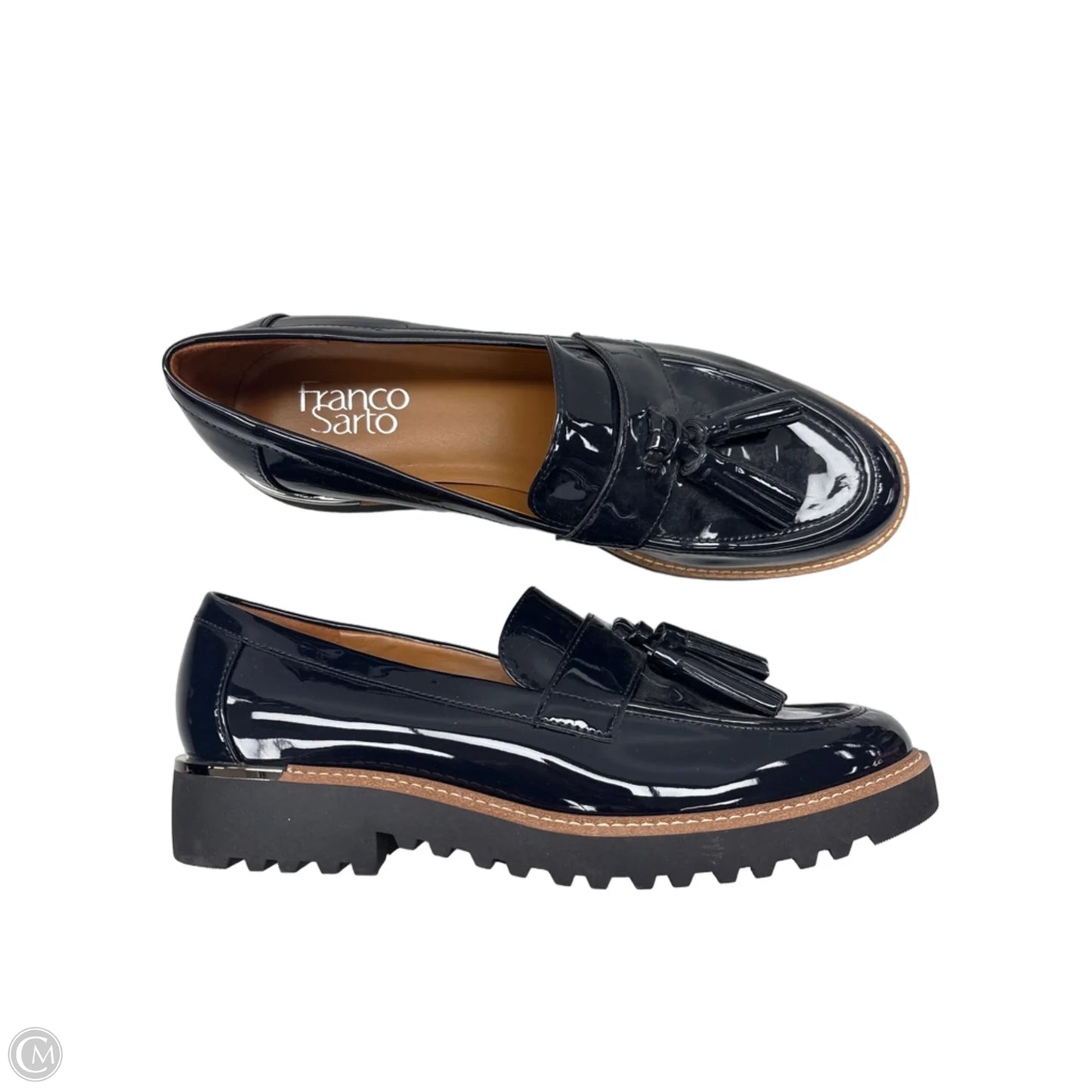 Shoes Flats By Franco Sarto In Navy, Size: 8