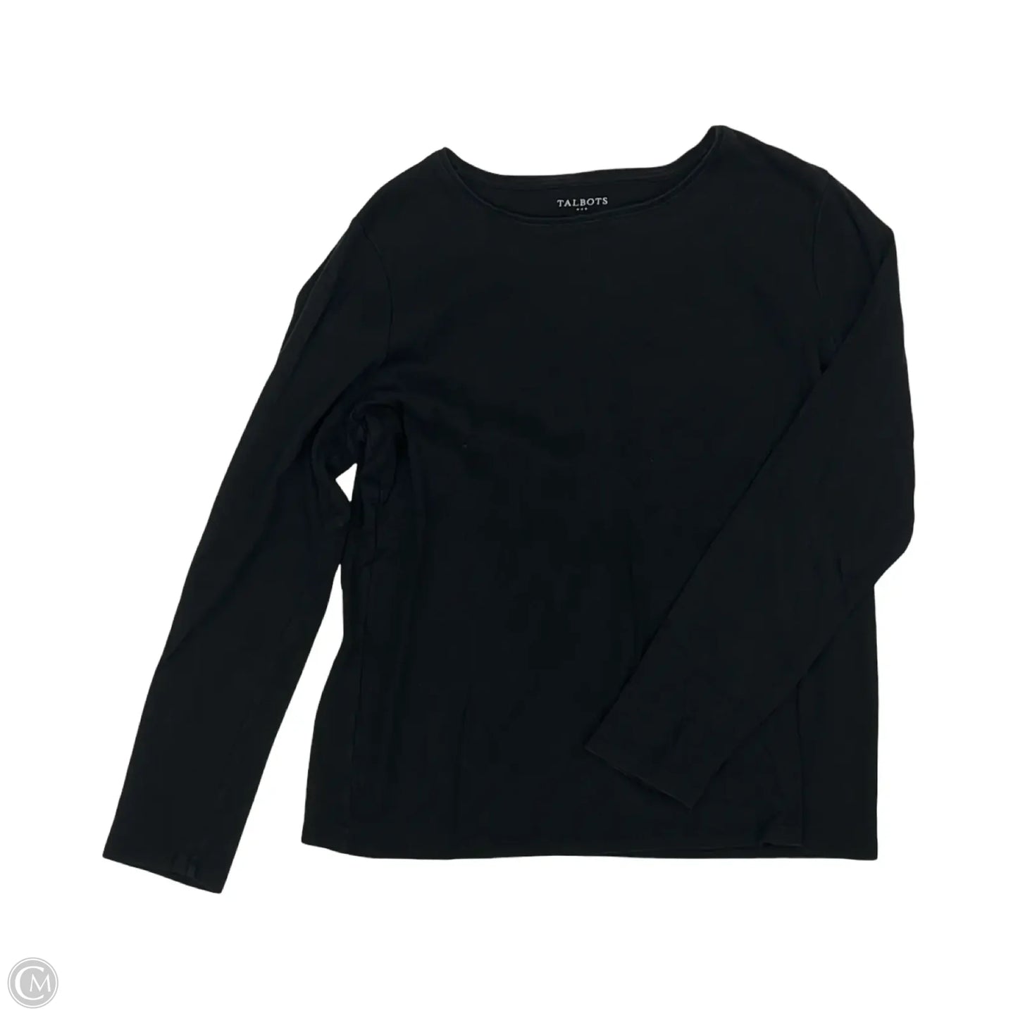 Top Long Sleeve By Talbots In Black, Size: L