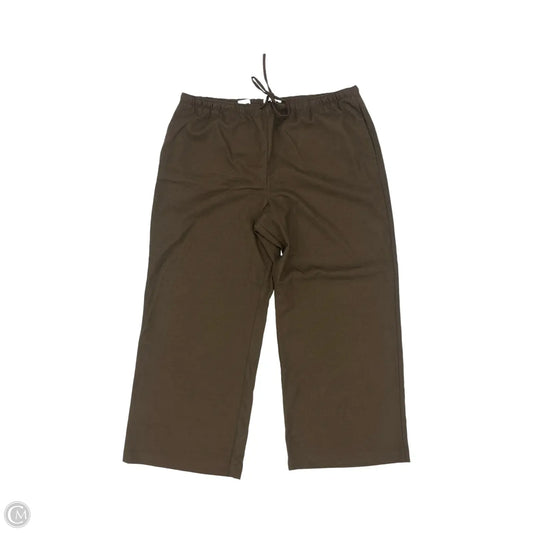Pants Wide Leg By Loft In Brown, Size: Xxl