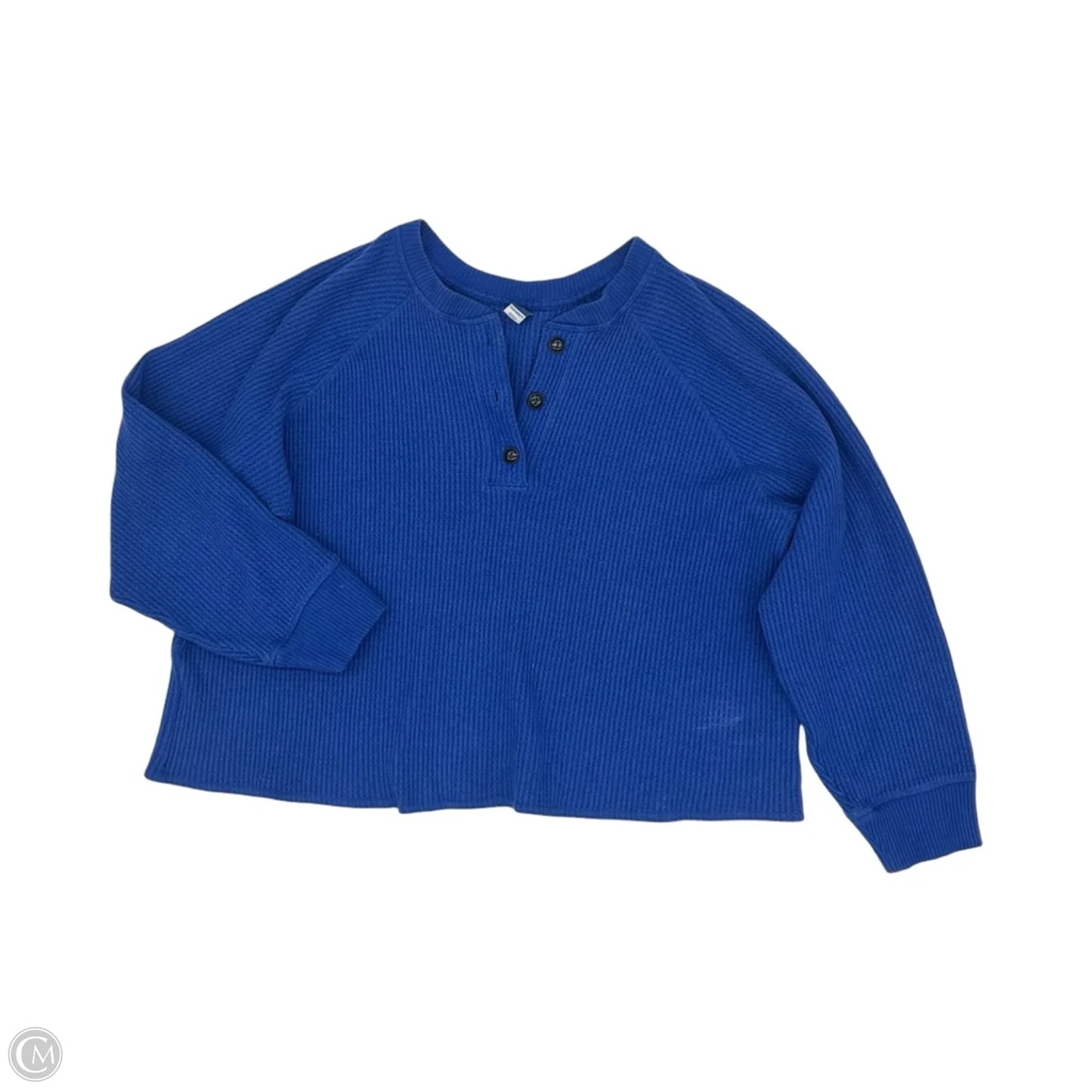 Top Long Sleeve By Old Navy In Blue, Size: Xl