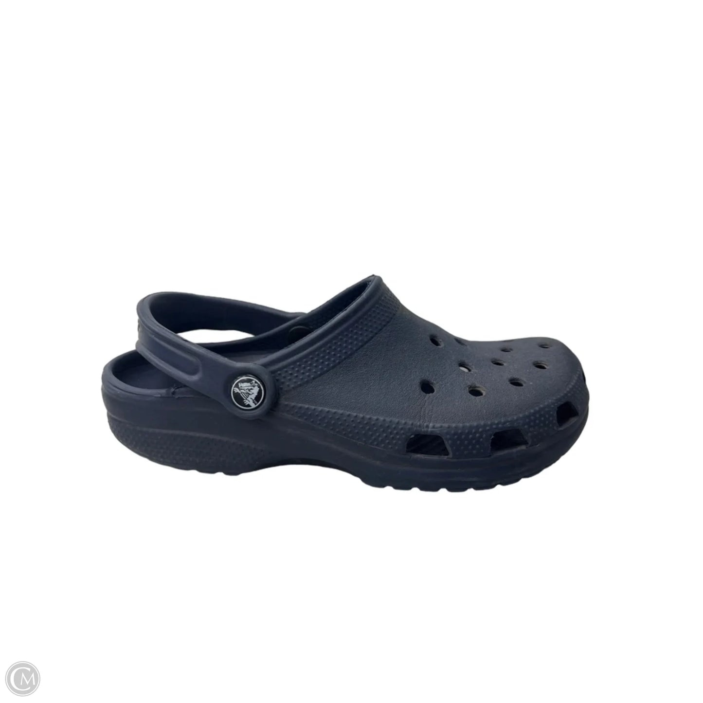 Shoes Flats By Crocs In Navy, Size: 7