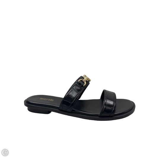 Sandals Designer By Michael Kors In Black, Size: 7
