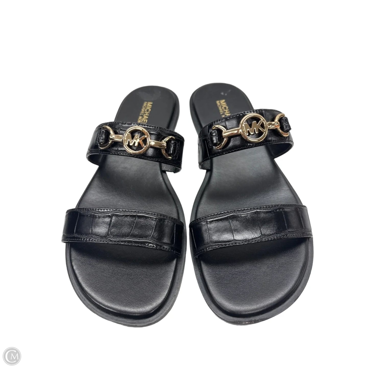 Sandals Designer By Michael Kors In Black, Size: 7