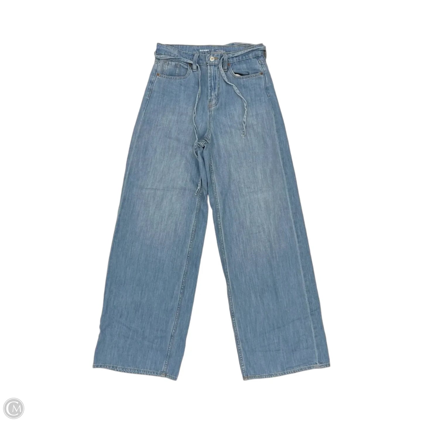 Jeans Wide Leg By Old Navy In Blue Denim, Size: 2l