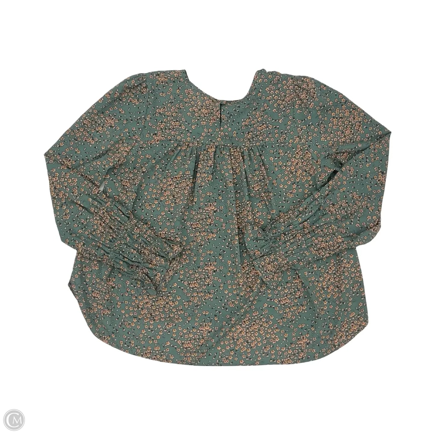Blouse Long Sleeve By Thml In Floral Print, Size: Xs