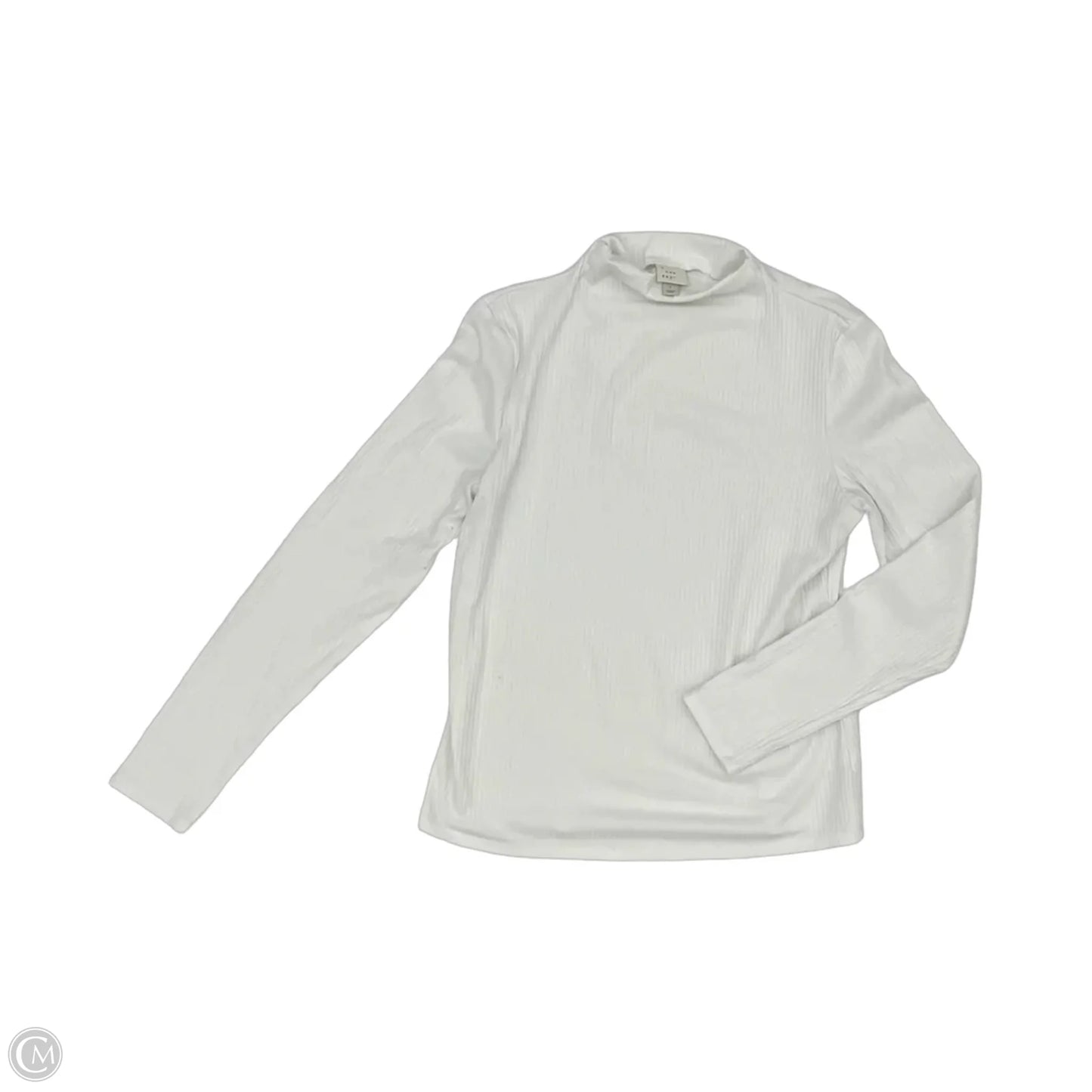 Top Long Sleeve By A New Day In White, Size: L