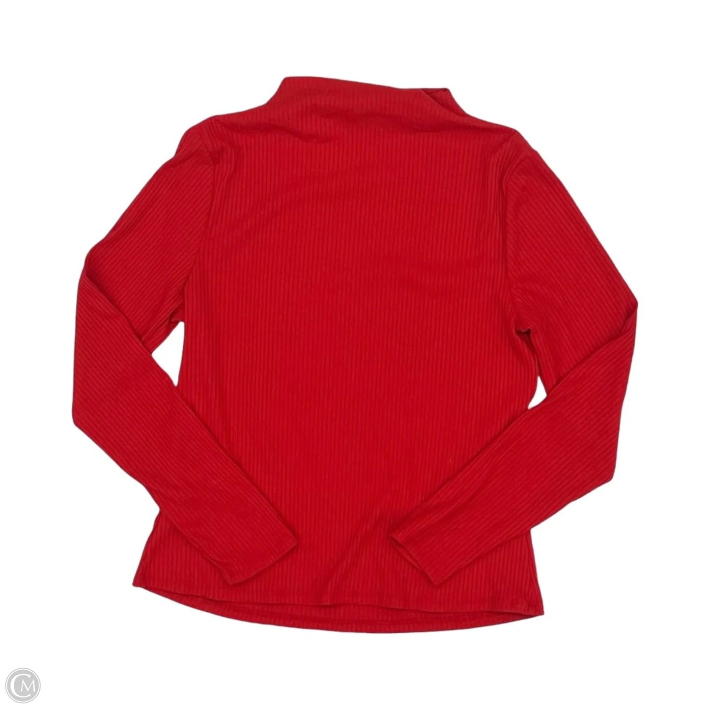 Top Long Sleeve By A New Day In Red, Size: L