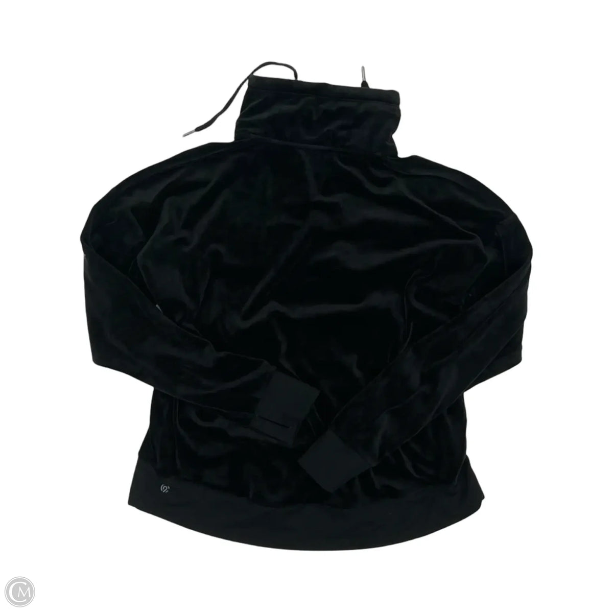 Sweatshirt Collar By Champion In Black, Size: M
