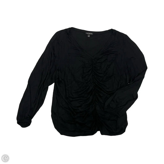 Top Long Sleeve By Lane Bryant In Black, Size: 3x