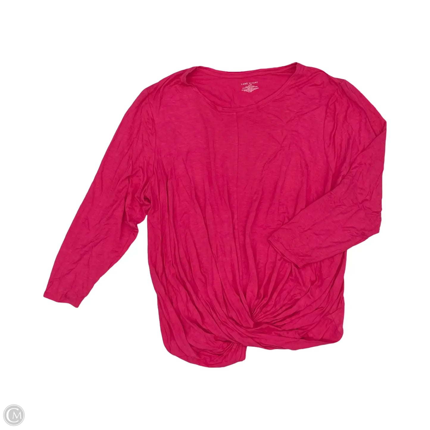 Top Long Sleeve By Lane Bryant In Pink, Size: 4x