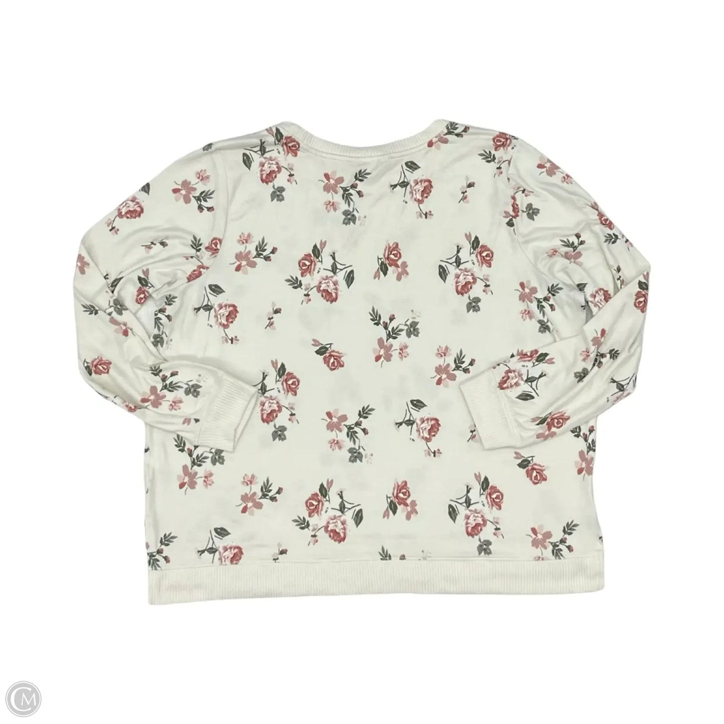 Top Long Sleeve By Lucky Brand In Floral Print, Size: 1x