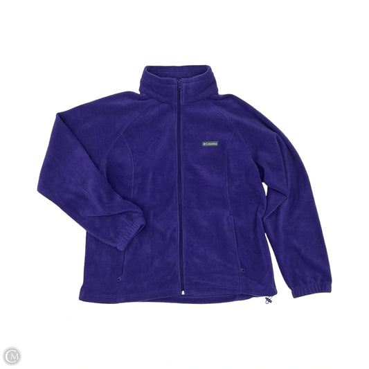 Jacket Fleece By Columbia In Purple, Size: Xxl
