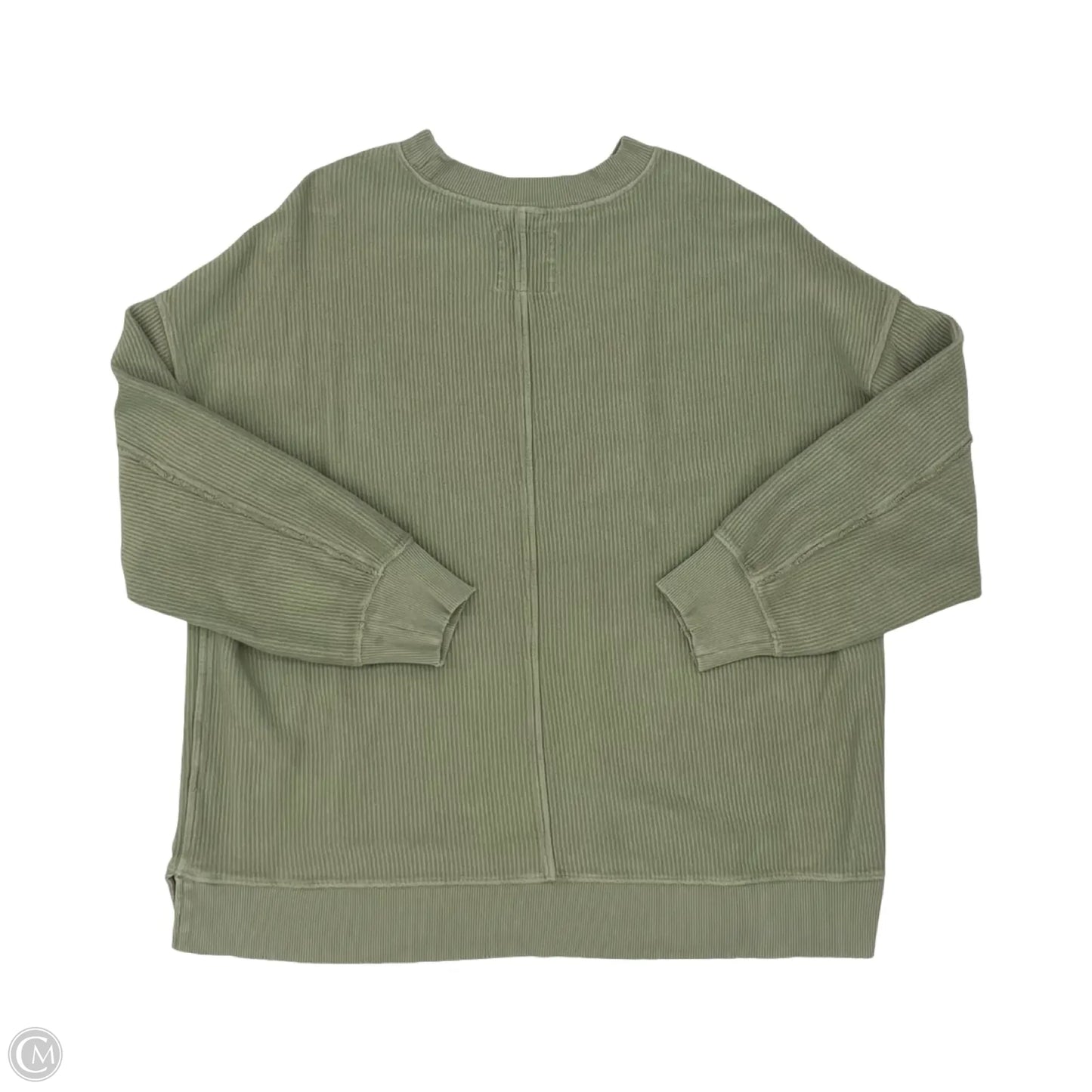 Top Long Sleeve By Aerie In Green, Size: L