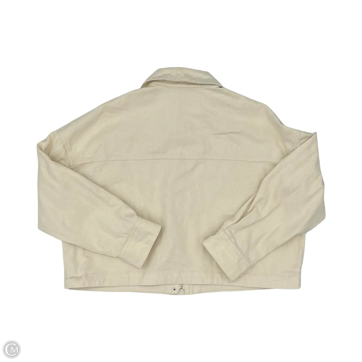Jacket Denim By old navy In Cream Denim, Size: L