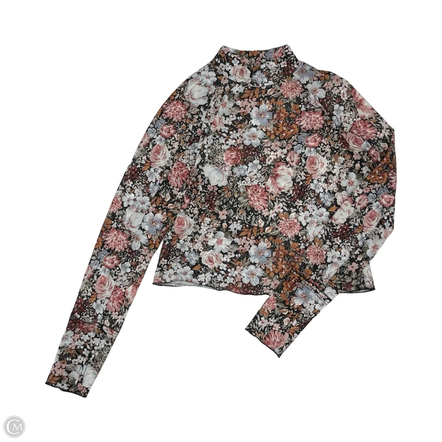 Blouse Long Sleeve By Cmf In Floral Print, Size: Xl