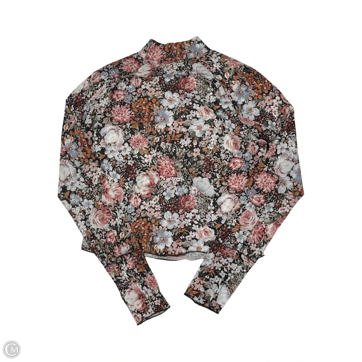 Blouse Long Sleeve By Cmf In Floral Print, Size: Xl